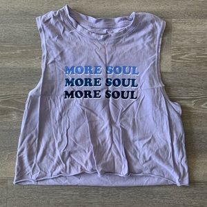 SoulCycle cropped tank